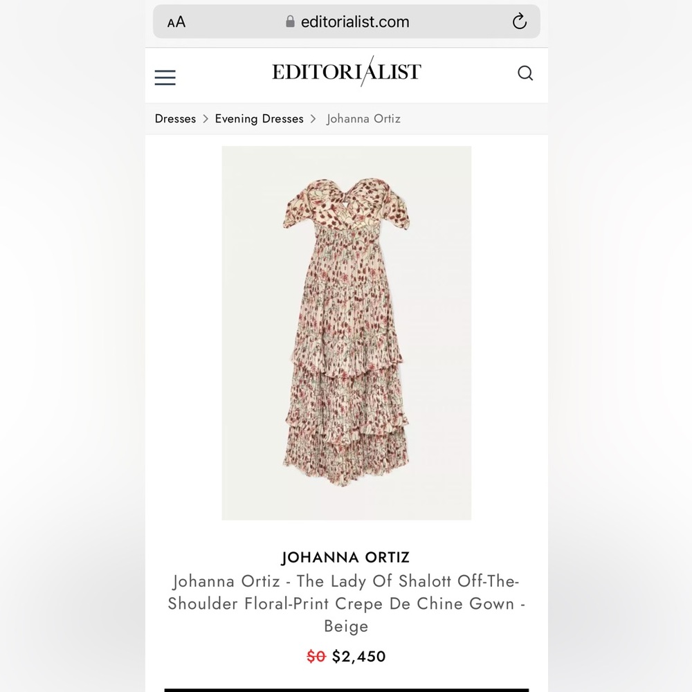 Jhoanna  ortiz size 6 gown